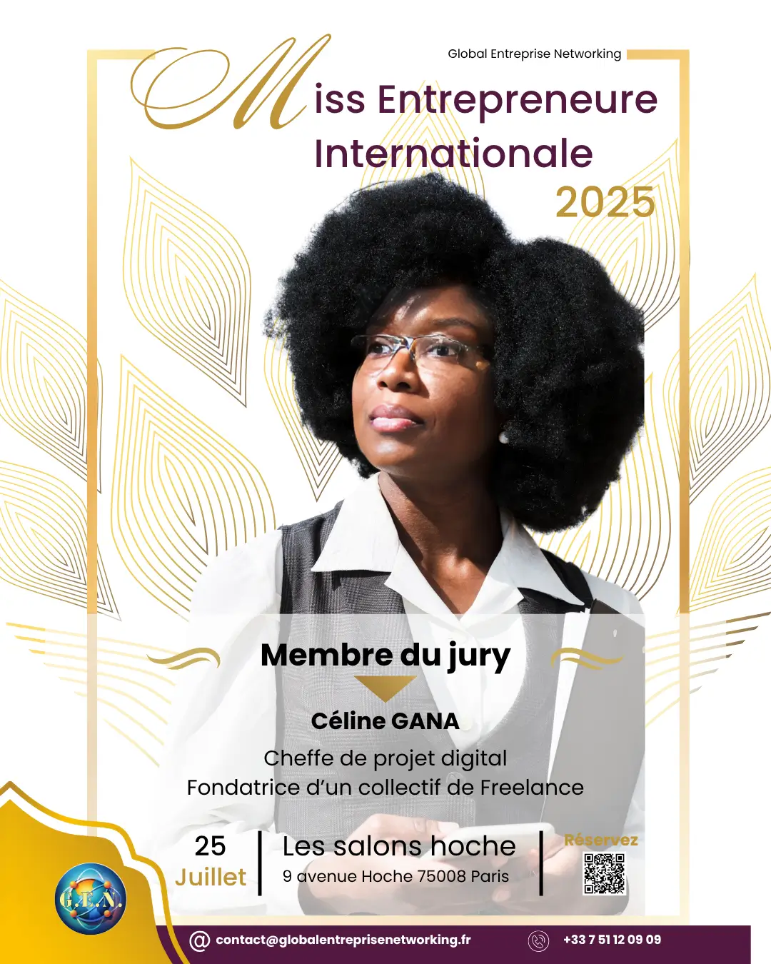 Un-jury-d’exception-pour la nuit de la femme entrepreneur - Céline GANA