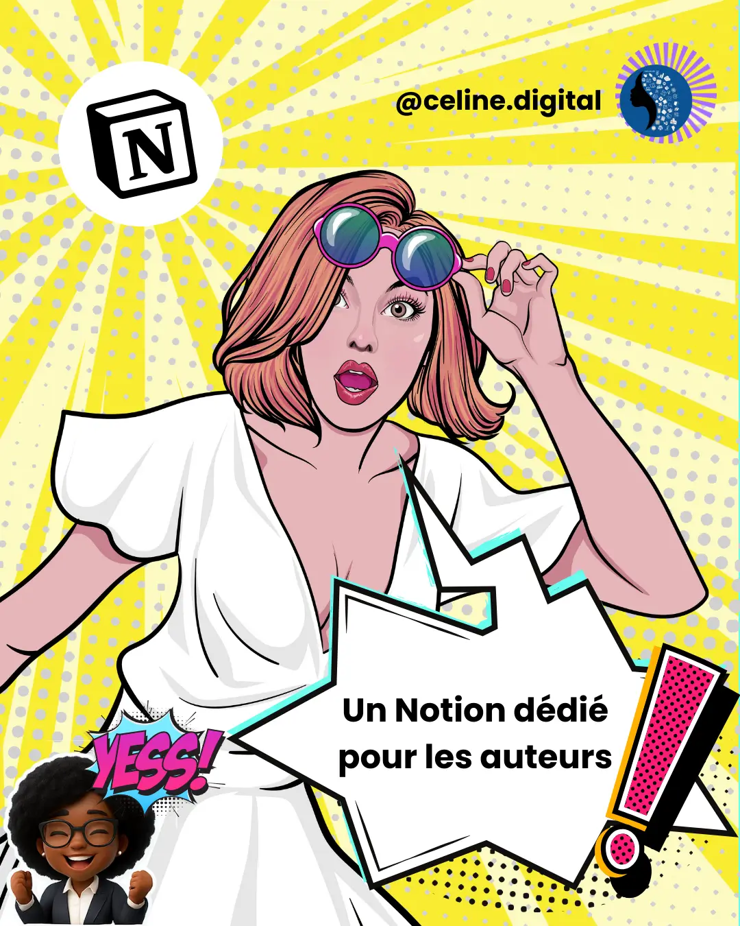 Second Cerveau – Espace pour Auteurs & Écrivains, c’est un template Notion clé en main, pensé comme un vrai système pro. Tout. Au. Même. Endroit.