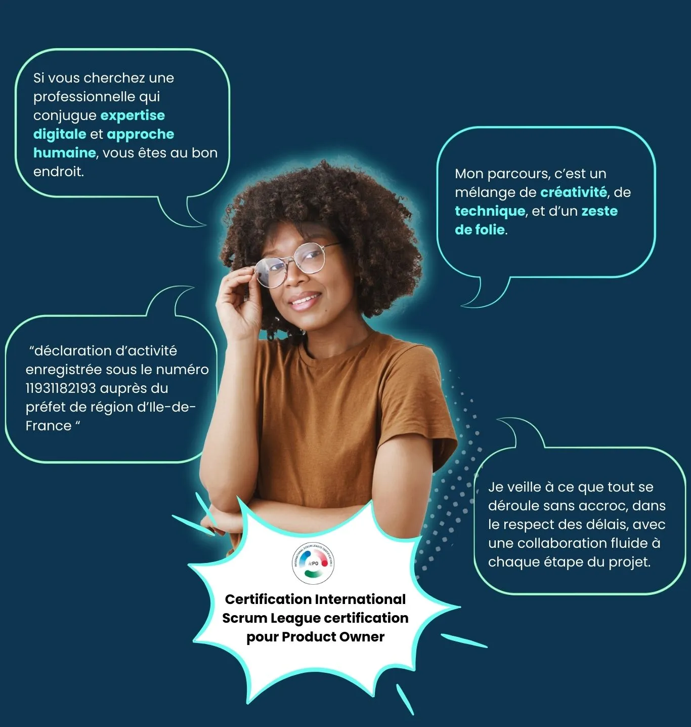 Illustration de Céline GANA pour la page À propos - Présentation