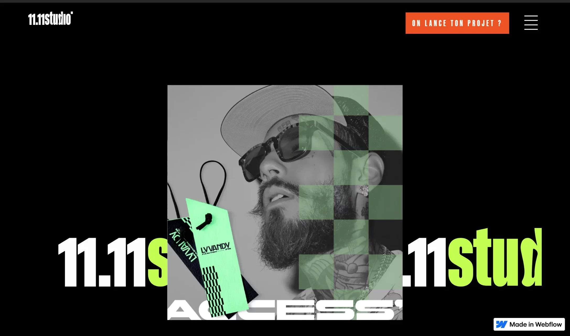 11.11 Studio de Béatrice THEBEAUX - Cas client - Projet client - Création de site internet journal digitalisé de Céline GANA, en île de France près de Paris - Extrait de page Accueil Hero