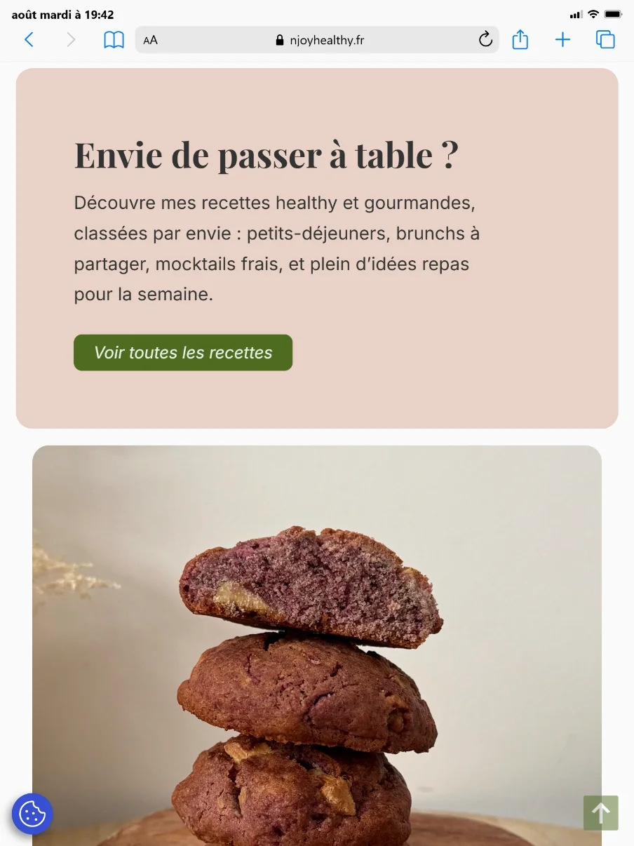 Céline GANA - CTA engageant - njoyhealthy.fr