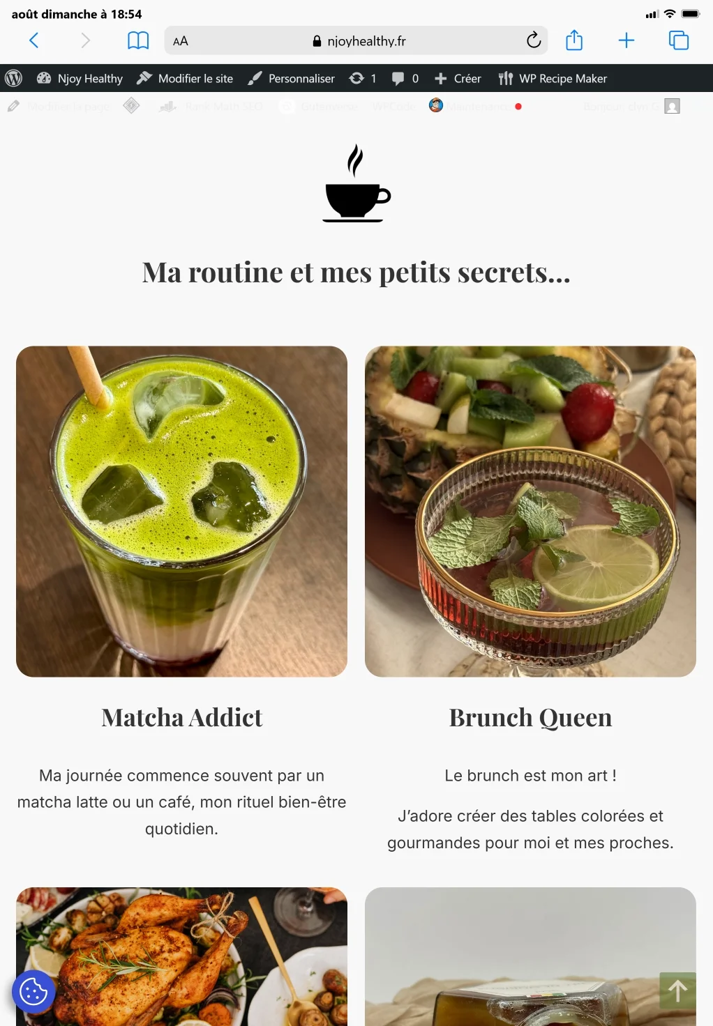 Céline GANA -njoyhealthy.fr-section-routine-page-à-propos-de-Hawa